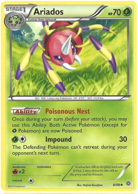 XY Ancient Origins 006  Ariados