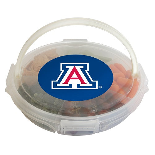 Arizona Wildcats Food Caddy with Lid