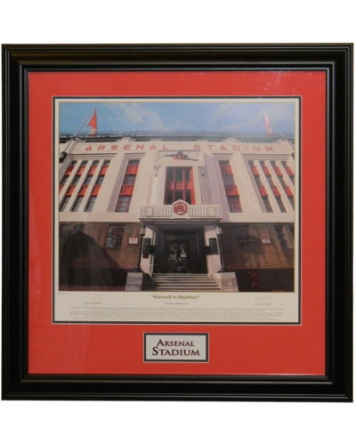 Arsenal Stadium Signed Autographed Limited Edition 16x20 Lithograph