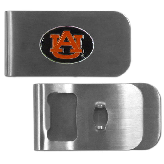 Auburn Tigers Bottle Opener Money Clip