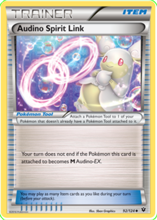 XY Fates Collide 092  Audino Spirit Link