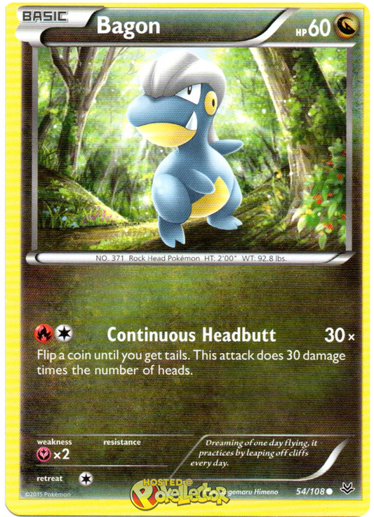 XY Roaring Skies 054  Bagon