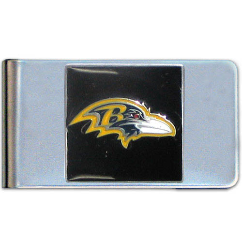 Baltimore Ravens Stainless Steel l Money Clip