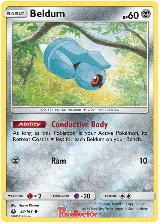 Sun and Moon Celestial Storm 092  Beldum