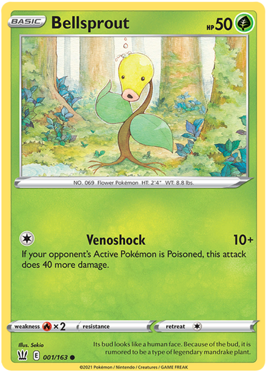 Sword and Shield Battle Styles 001  Bellsprout
