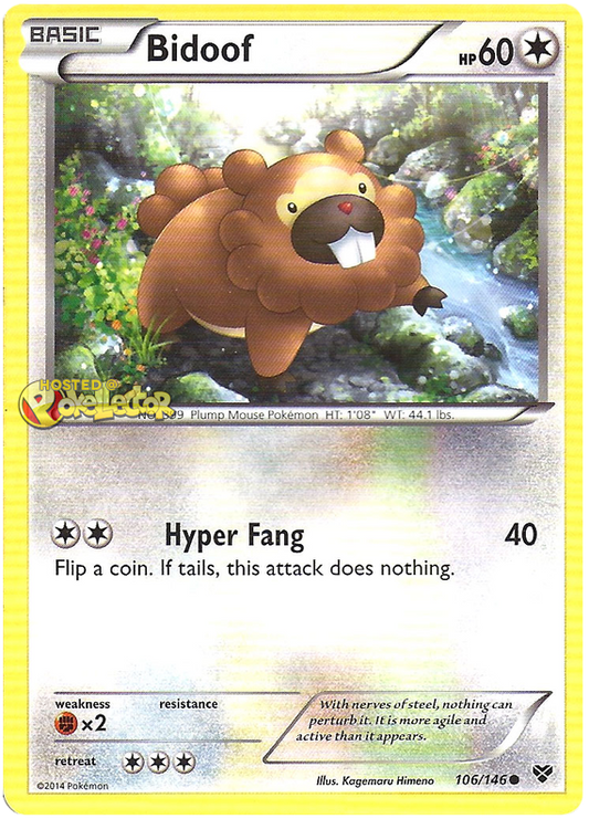 XY XY 106  Bidoof