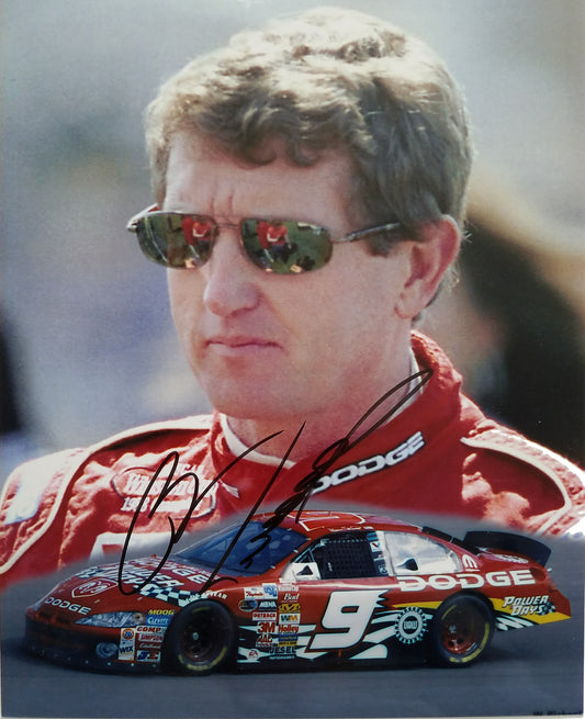 Bill Elliott  Signed Autographed 8x10