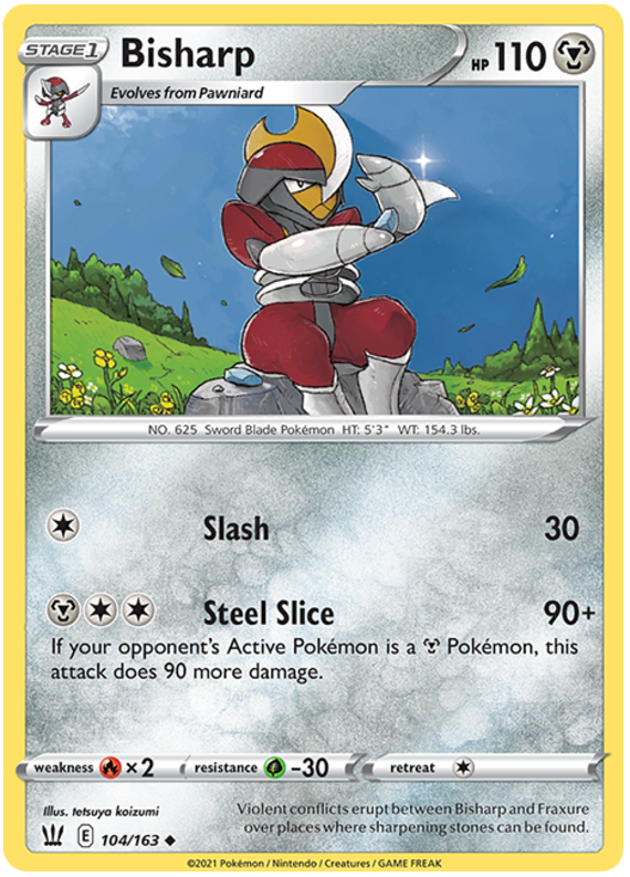 Sword and Shield Battle Styles 104  Bisharp