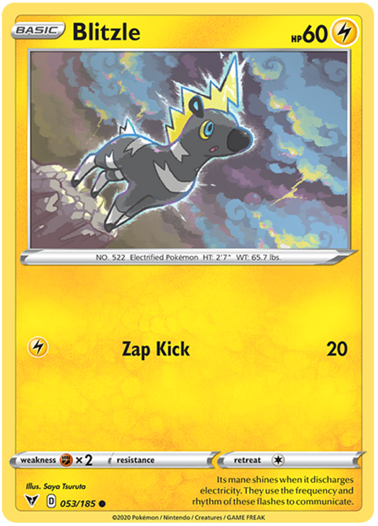 Sword and Shield Vivid Voltage 053  Blitzle