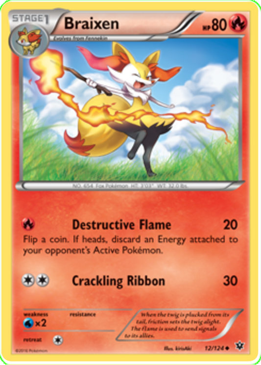 XY Fates Collide 012  Braixen