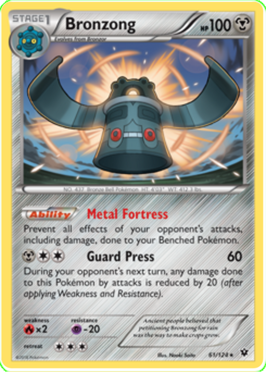 XY Fates Collide 061  Bronzong
