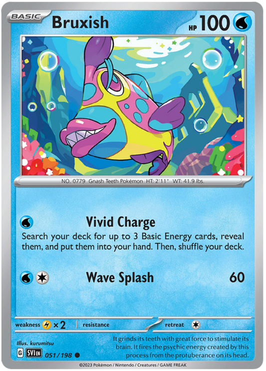 Scarlet and Violet Scarlet & Violet 051  Bruxish