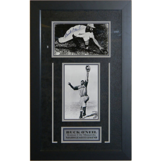 Buck O'Neil Signed Autographed 8x10 Framed