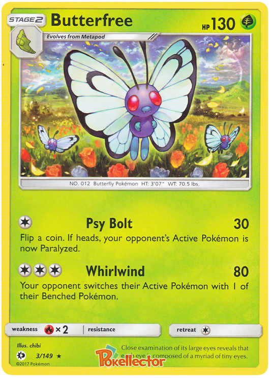 Sun and Moon Sun & Moon 003  Butterfree