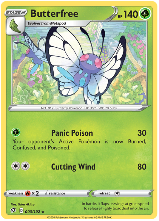 Sword and Shield Rebel Clash 003  Butterfree