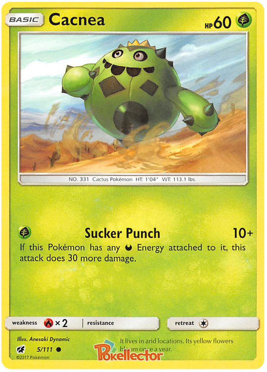 Sun and Moon Crimson Invasion 005  Cacnea