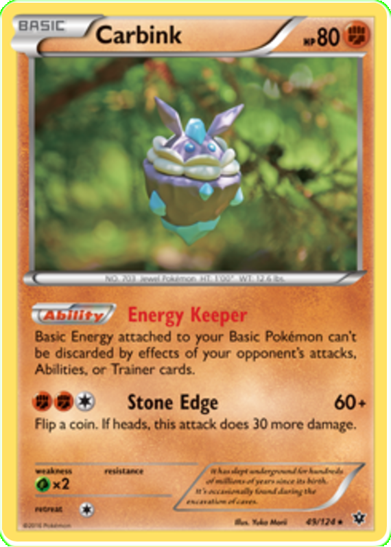 XY Fates Collide 049  Carbink