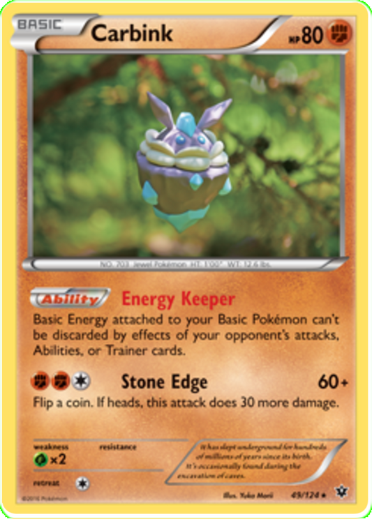 XY Fates Collide 049  Carbink