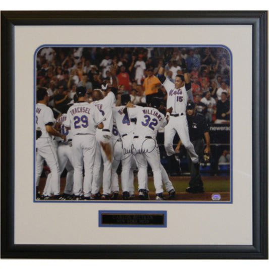 Carlos Beltran Framed Signed Autographed 16x20