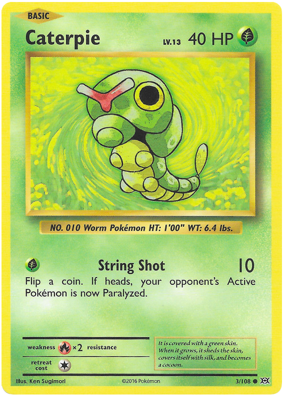 XY Evolutions 003  Caterpie