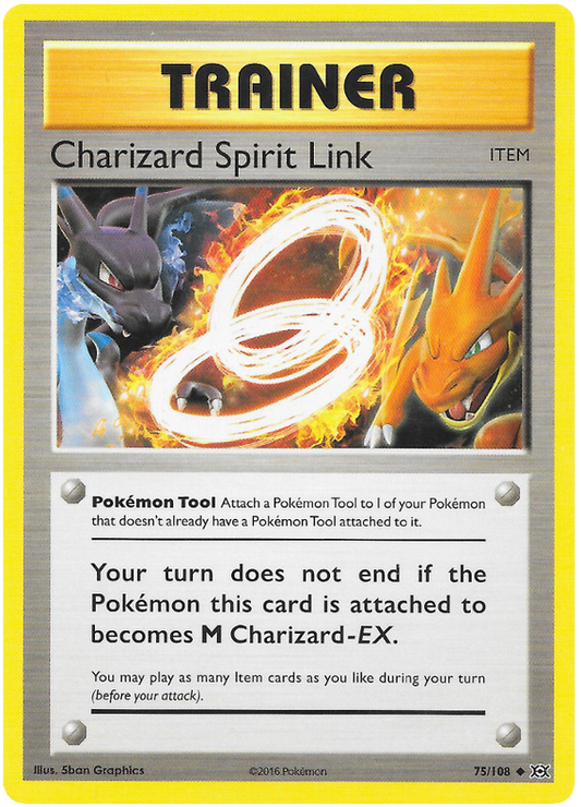 XY Evolutions 075  Charizard Spirit Link