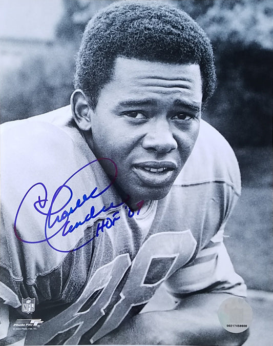 Charlie Sanders  Signed Autographed 8x10