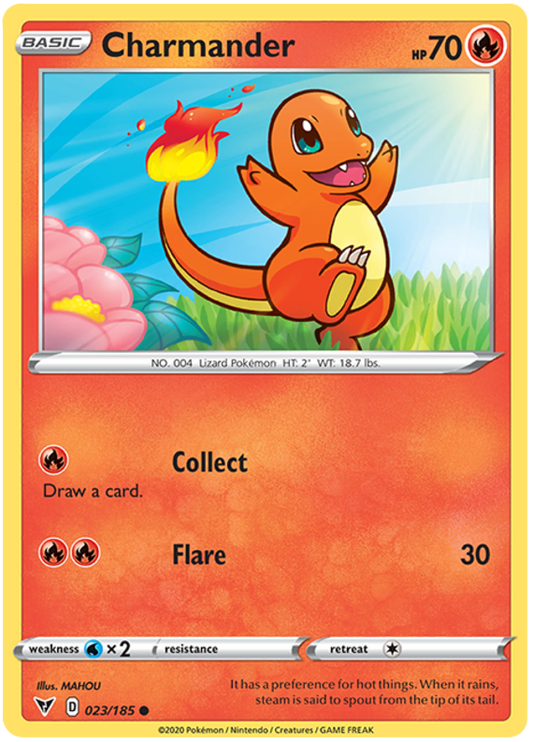 Sword and Shield Vivid Voltage 023  Charmander