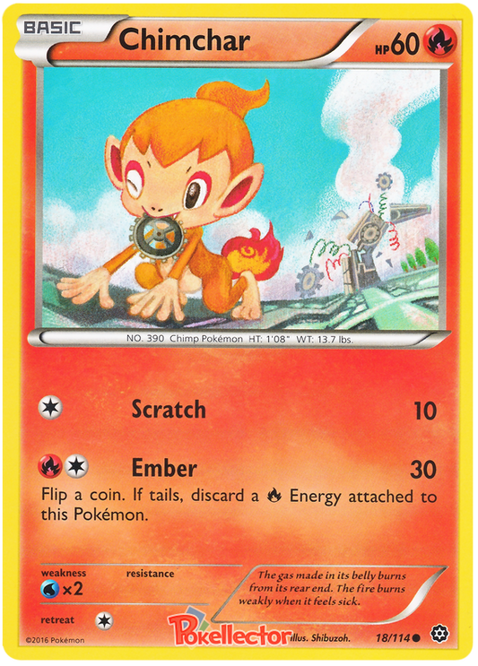 XY Steam Siege 018  Chimchar