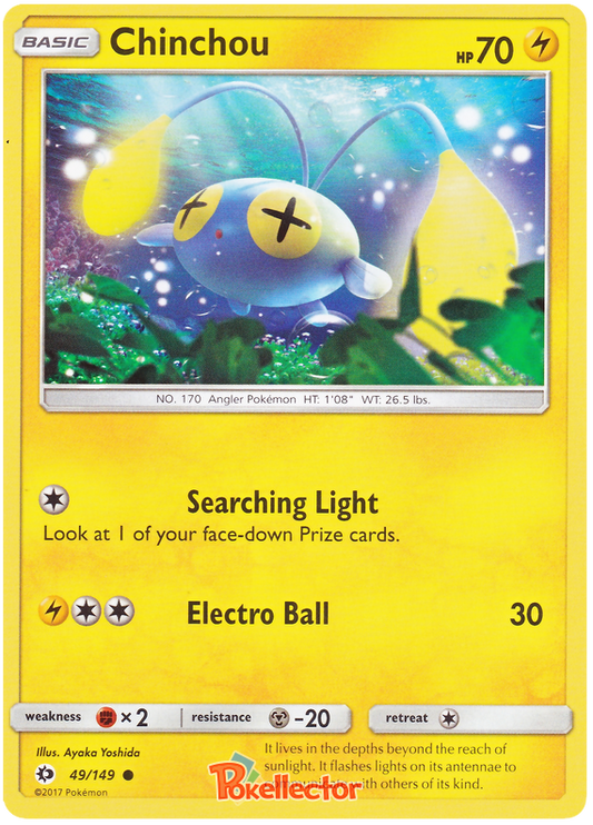 Sun and Moon Sun & Moon 049  Chinchou