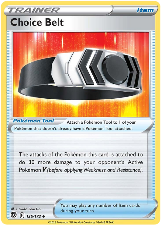 Sword and Shield Brilliant Stars 135  Choice Belt