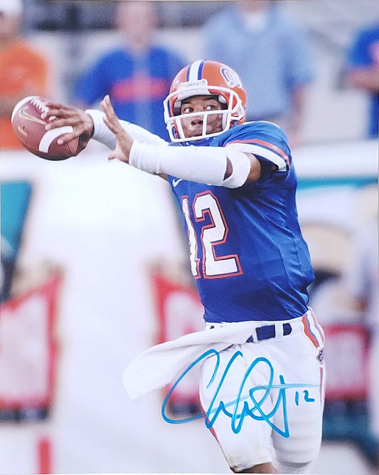 Chris Leak Loose Autographed 8"x10"