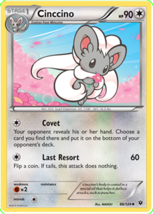 XY Fates Collide 088  Cinccino