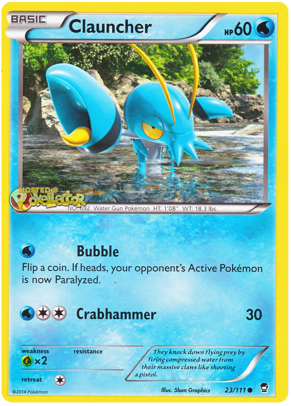 XY Furious Fists 023  Clauncher
