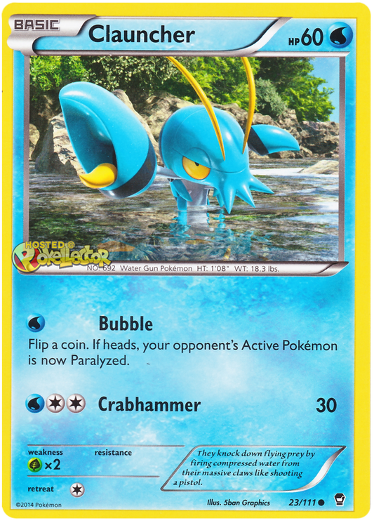 XY Furious Fists 023  Clauncher