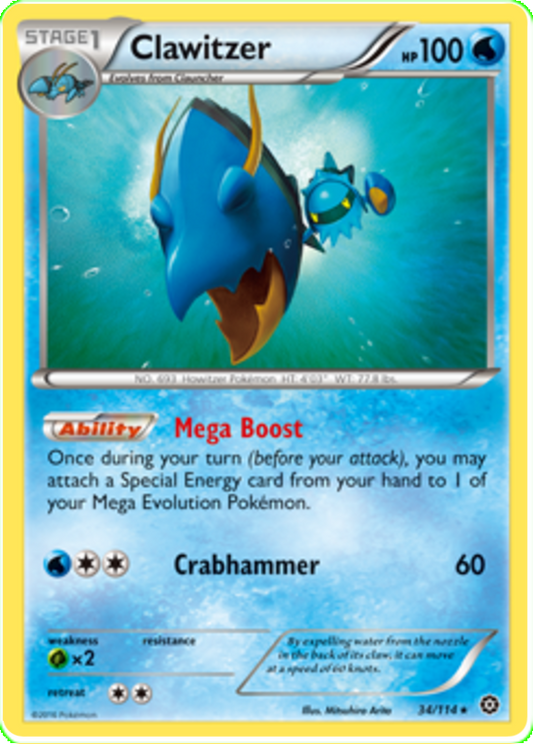 XY Steam Siege 034  Clawitzer