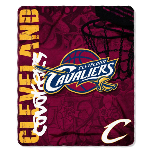 Cleveland Cavaliers Hard Knocks Fleece Throw 50x60"