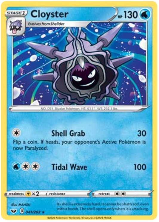 Sword and Shield Sword & Shield 041  Cloyster