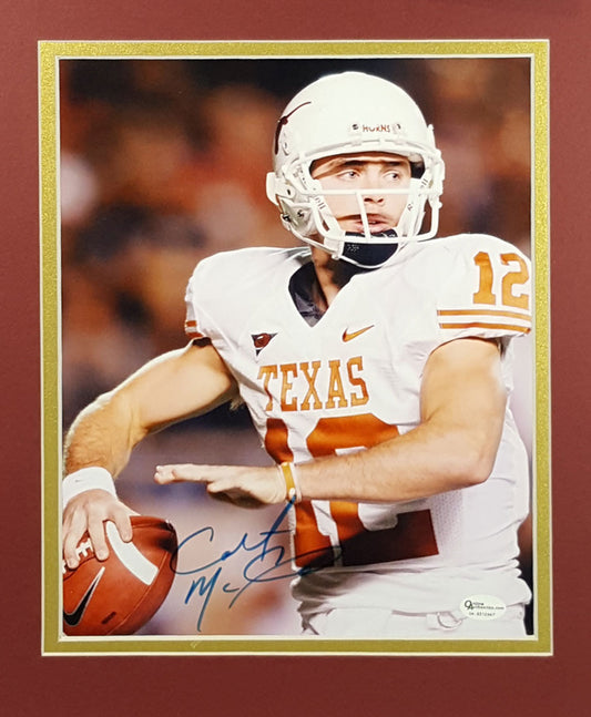 Colt McCoy Signed Autographed 8x10 Matted