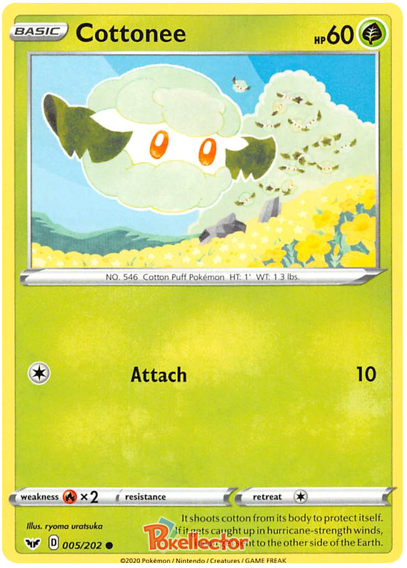 Sword and Shield Sword & Shield 005  Cottonee