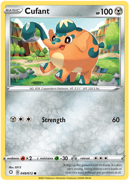 Sword and Shield Shining Fates 049  Cufant