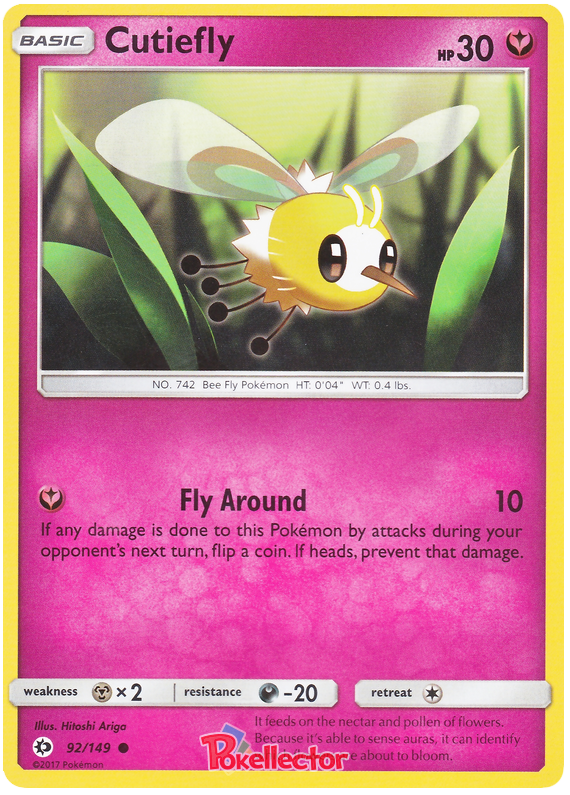 Sun and Moon Sun & Moon 092  Cutiefly