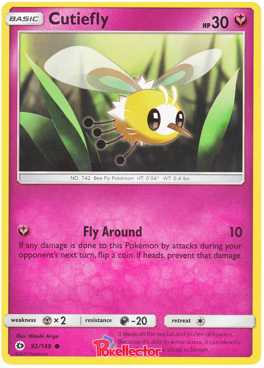 Sun and Moon Sun & Moon 092  Cutiefly