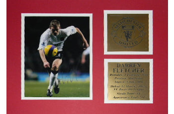 Darren Fletcher Matted Signed Autographed 8x10