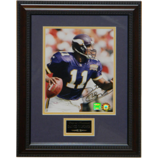 Duante Culpepper Signed Autographed 8x10 Framed