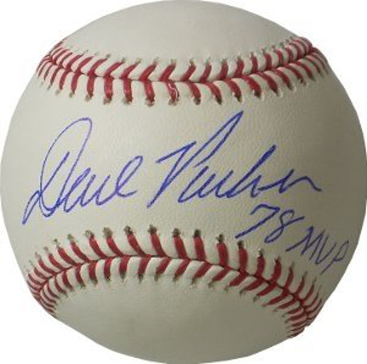 Dave Parker Signed Autographed Baseball Inscribed '78 MVP