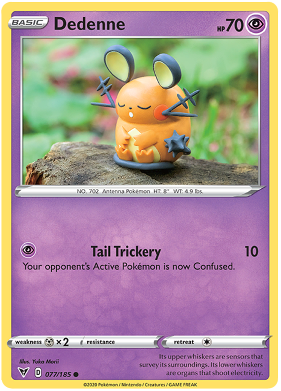 Sword and Shield Vivid Voltage 077  Dedenne