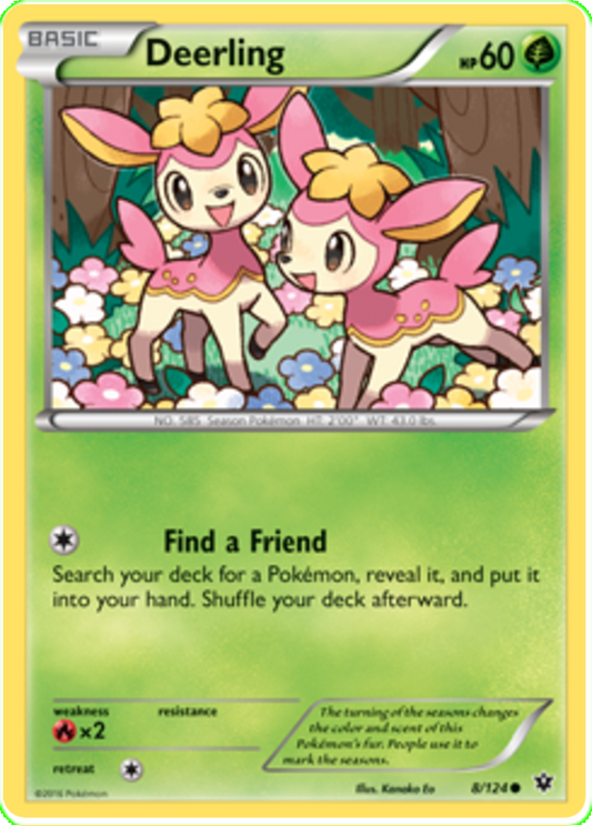 XY Fates Collide 008  Deerling