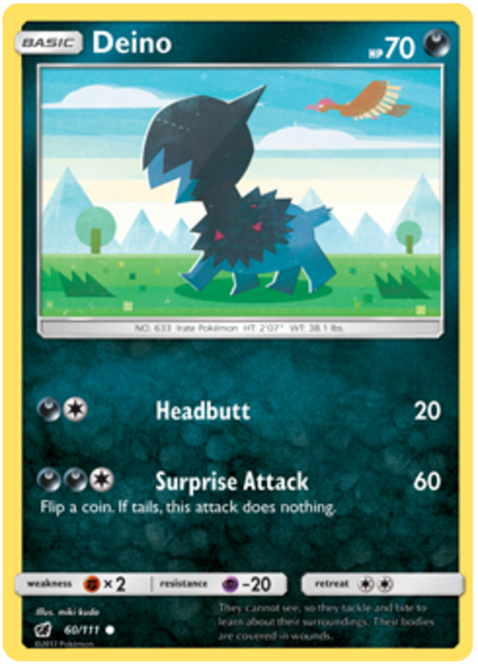Sun and Moon Crimson Invasion 060  Deino