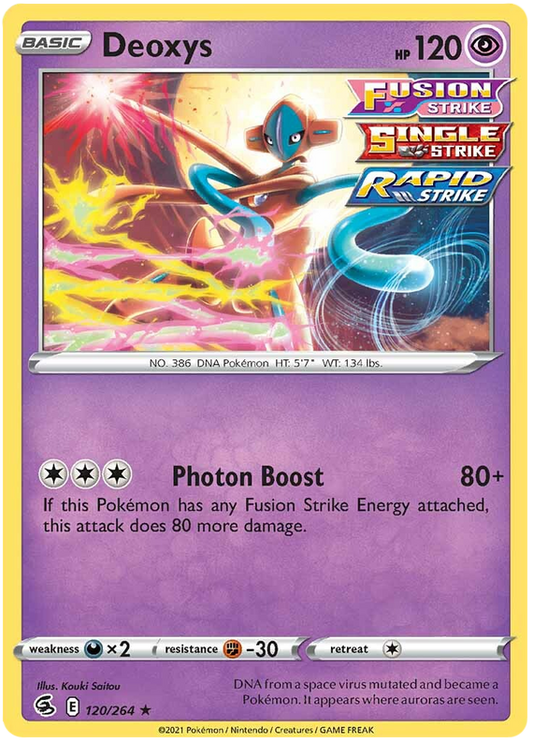 Sword and Shield Fusion Strike 120  Deoxys