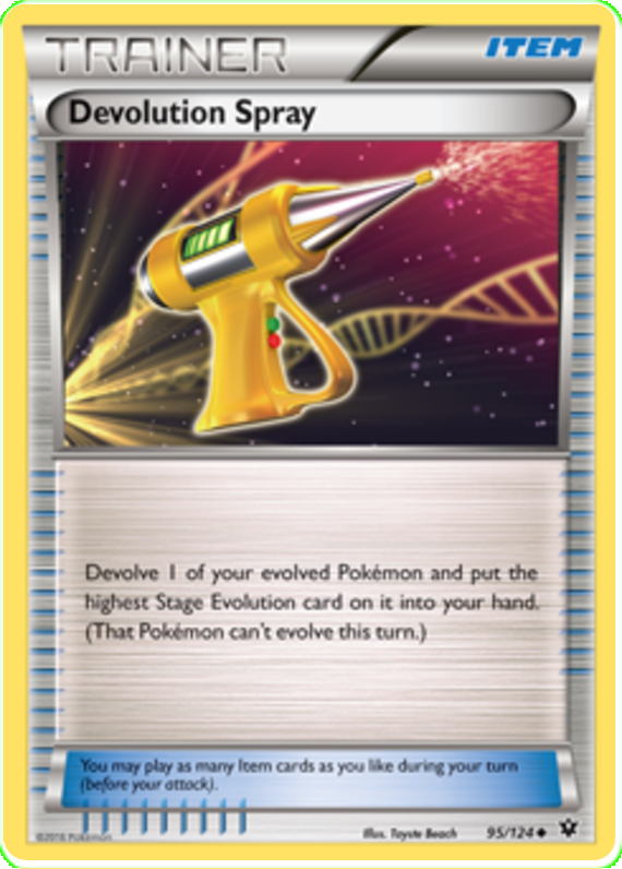 XY Fates Collide 095  Devolution Spray